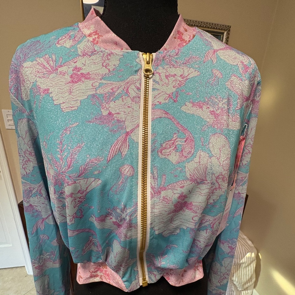LoveShackFancy x Hurley Bomber Jacket (NWT, Size M)